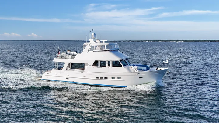 Official Outer Reef 670 AZURE Sport Yacht model image from Outer Reef Yachts.