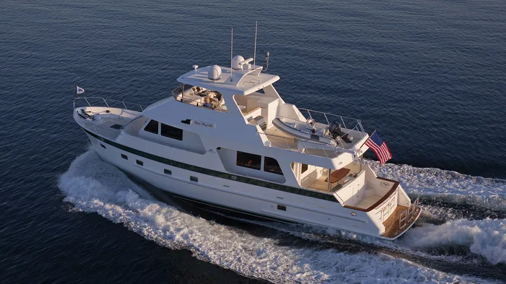 Official Outer Reef 630 Cockpit Motoryacht model image from Outer Reef Yachts.