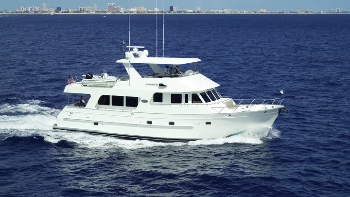 Official Outer Reef 650 Motoryacht model image from Outer Reef Yachts.