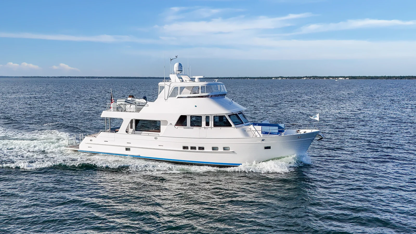 Official Outer Reef 670 AZURE Sport Yacht model image from Outer Reef Yachts.