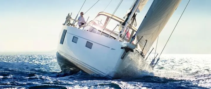 Official Oyster 595SII model image from Oyster Yachts.