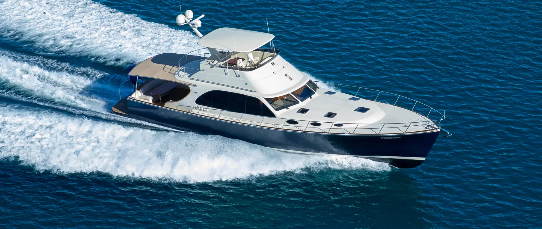 Official Palm Beach 65 model image from Palm Beach Motor Yachts.