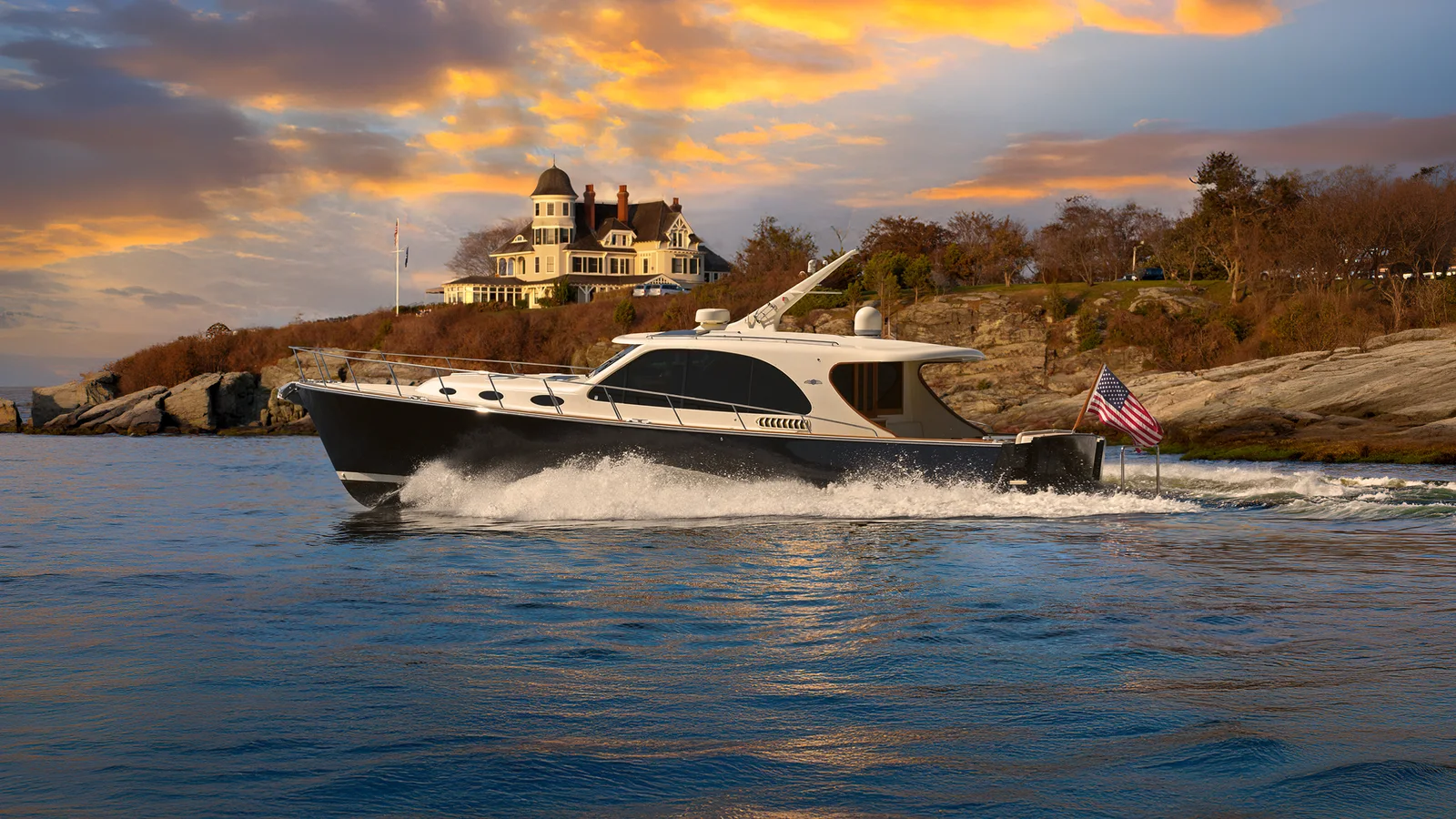 Official Palm Beach 52 model image from Palm Beach Motor Yachts.