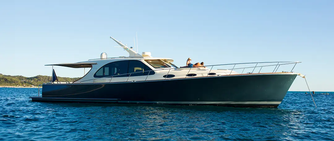 Official Palm Beach 55 model image from Palm Beach Motor Yachts.