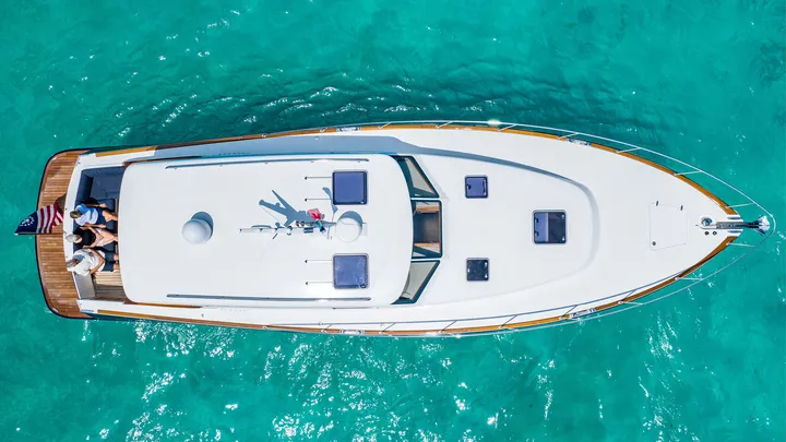 Official Palm Beach 45 model image from Palm Beach Motor Yachts.
