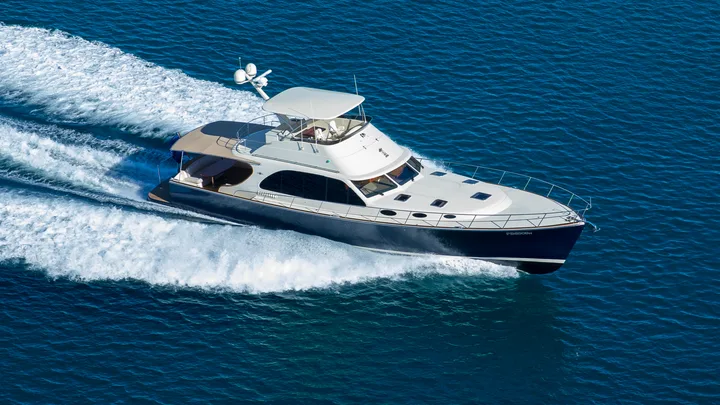 Official Palm Beach 65 model image from Palm Beach Motor Yachts.