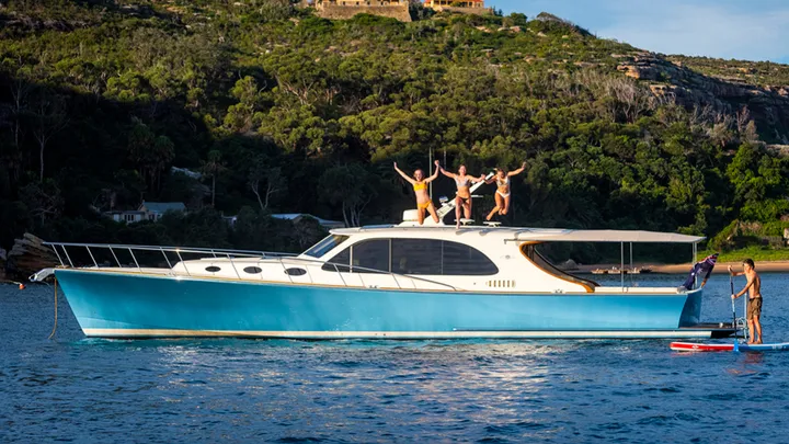 Official Palm Beach 50 model image from Palm Beach Motor Yachts.