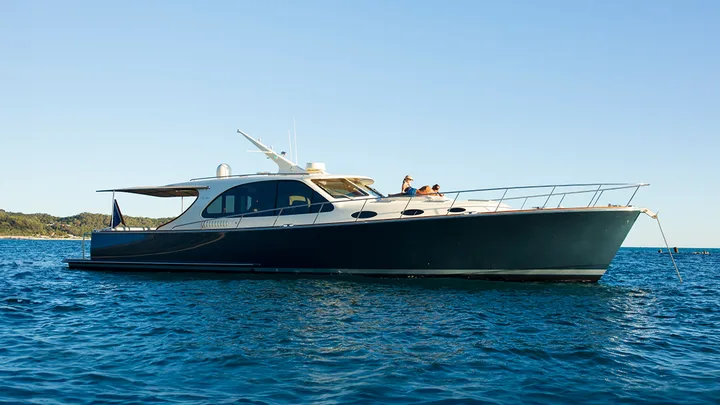 Official Palm Beach 55 model image from Palm Beach Motor Yachts.