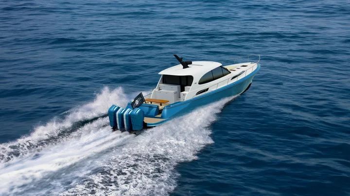 Official Palm Beach GT60 RS model image from Palm Beach Motor Yachts.