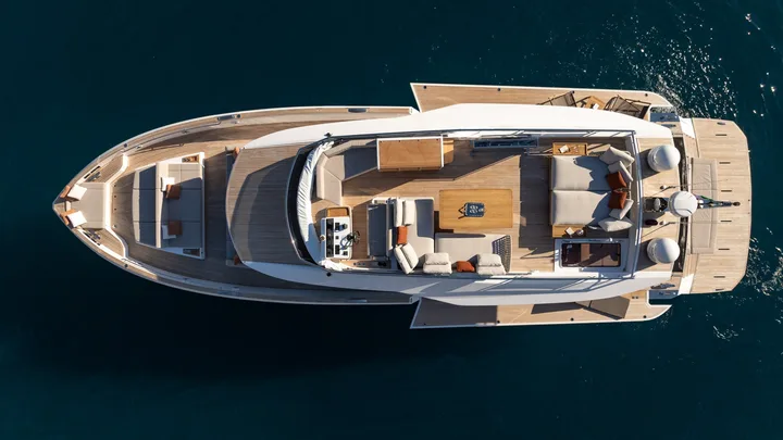 Official Pardo E72 model image from Pardo Yachts.