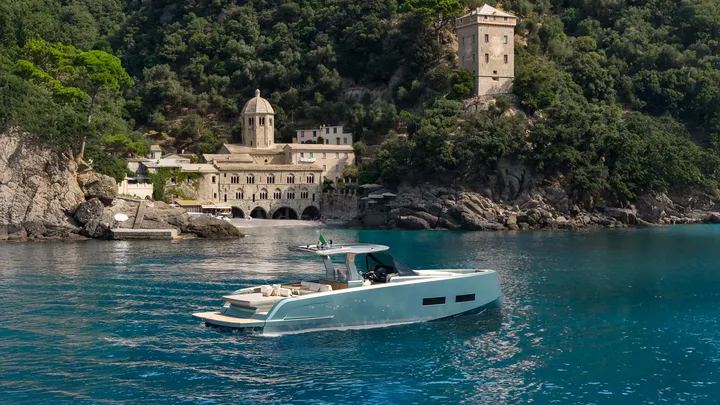 Official Pardo P43 model image from Pardo Yachts.