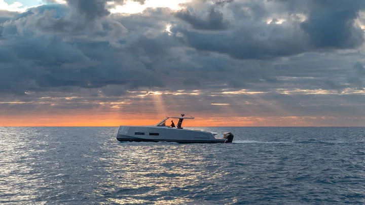 Official Pardo P43R model image from Pardo Yachts.