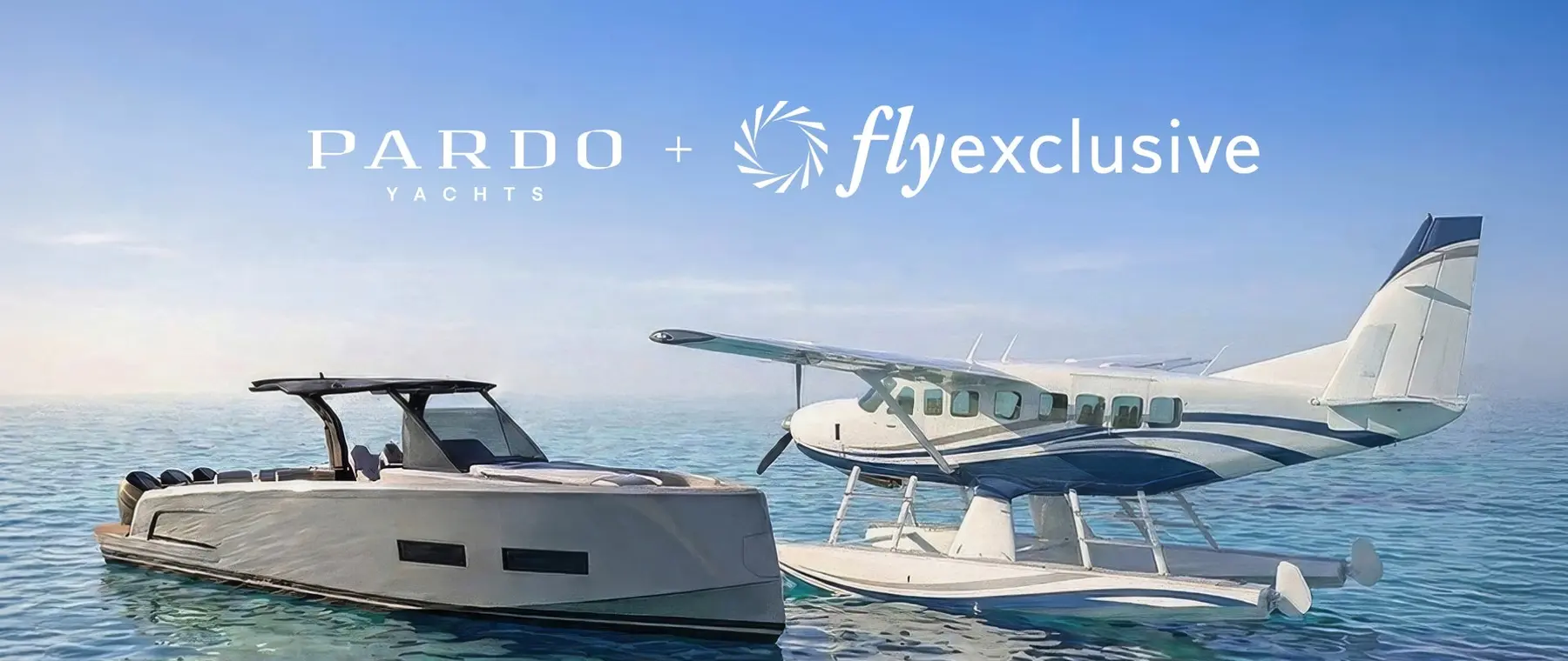 Pardo Yachts Partners with flyExclusive on Private Air and Yacht Experiences — official image