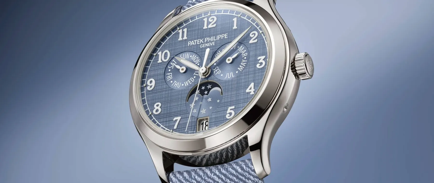 Patek Philippe 4946G Turns Annual Calendar into Textured Design