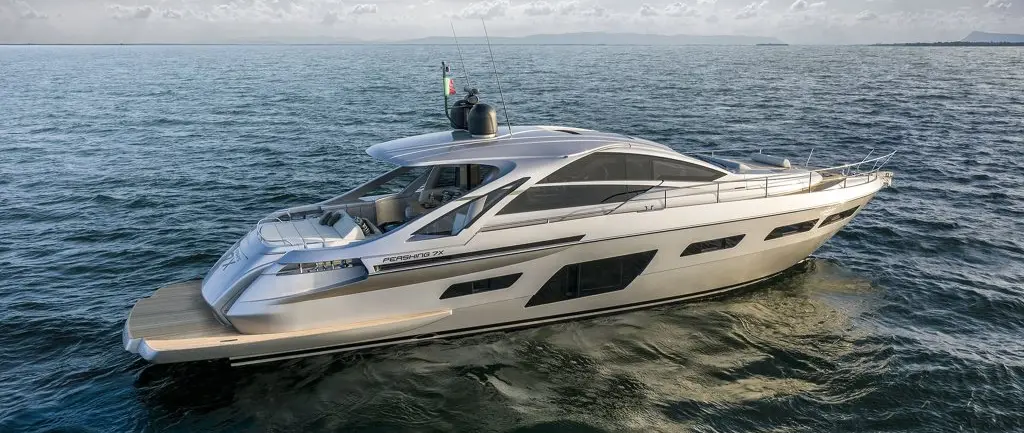 Official Pershing 7X model image from Pershing.
