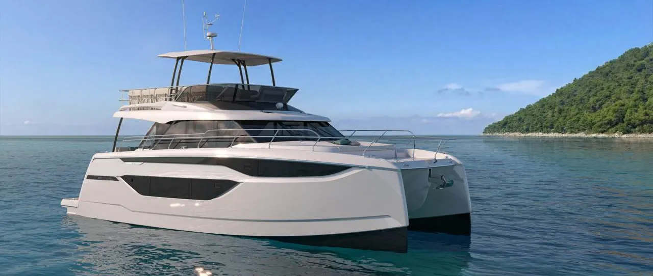 PRESTIGE M6 Turns a 14.79m Power Catamaran Into a Calm Family Retreat