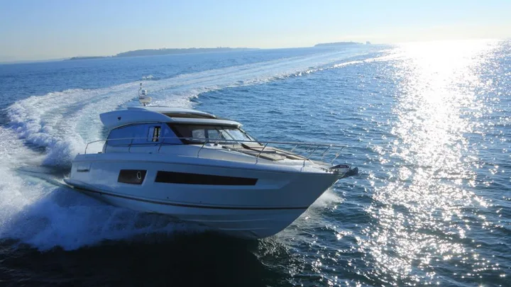 Official PRESTIGE 450S model image from Prestige Yachts.