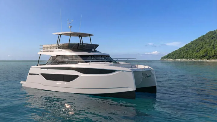Official PRESTIGE M6 model image from Prestige Yachts.