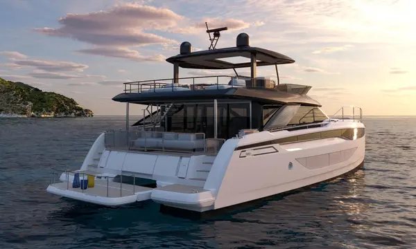 Prestige M8 EVO Evolves Flagship Multihull for 2026