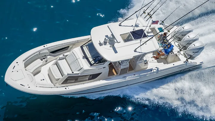 Official Pursuit S 388 model image from Pursuit Boats.