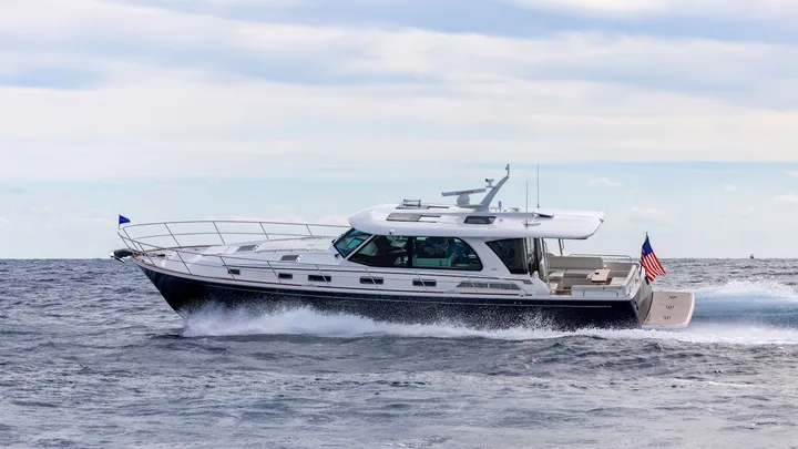 Official Sabre 51 Salon Express model image from Sabre Yachts.