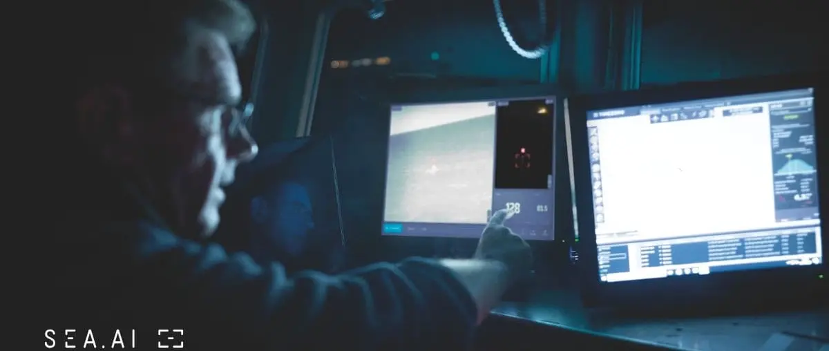 Official SEA.AI image showing its machine-vision search and rescue technology.