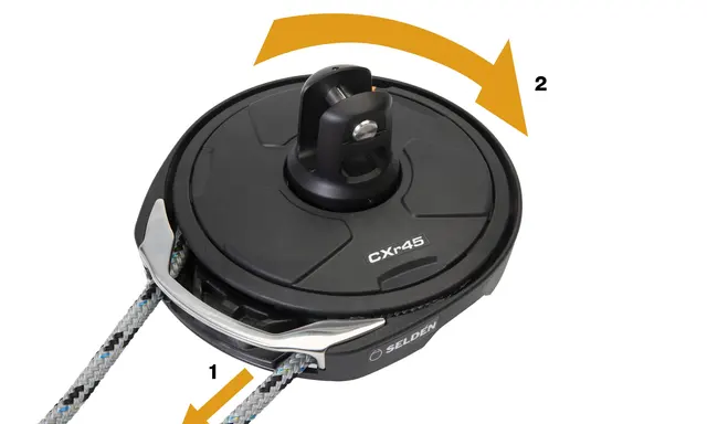 Seldén CXr Adds Ratchet Control to Code Sail Furlers