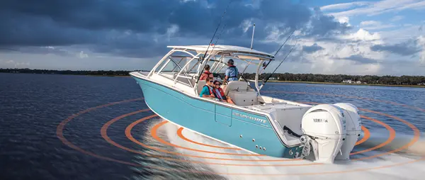 Siren 3 Pro with Yamaha outboards — official image