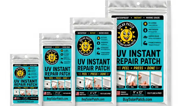 Solar Patch Shows UV-Cured Fibreglass Repair System at IBEX