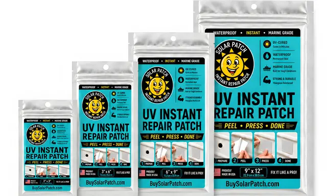 Solar Patch Shows UV-Cured Fibreglass Repair System at IBEX