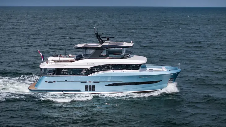 Official Steeler Ocean Explorer 72 model image from Steeler Yachts.