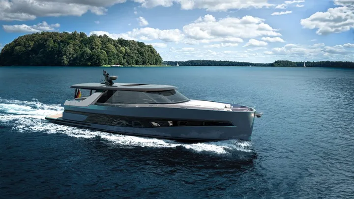 Official Steeler Enigma 54 model image from Steeler Yachts.