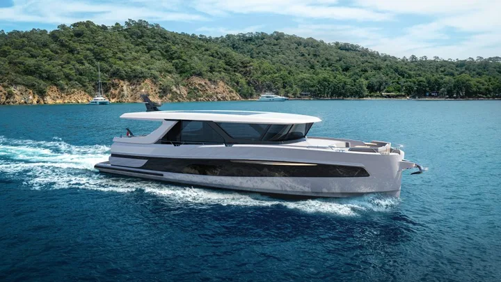 Official Steeler Enigma 59 model image from Steeler Yachts.