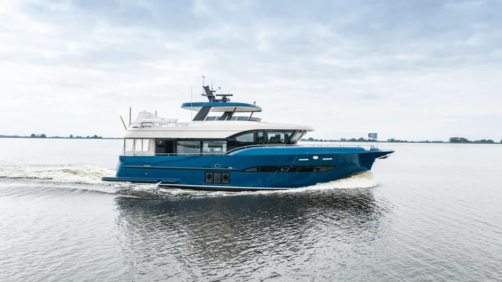 Official Steeler Ocean Explorer 67 model image from Steeler Yachts.