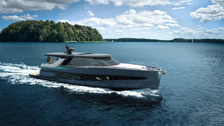Official Steeler Enigma 54 model image from Steeler Yachts.
