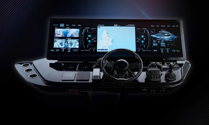 Official Sunreef Yachts image for the WETRA intelligent yacht-management platform.