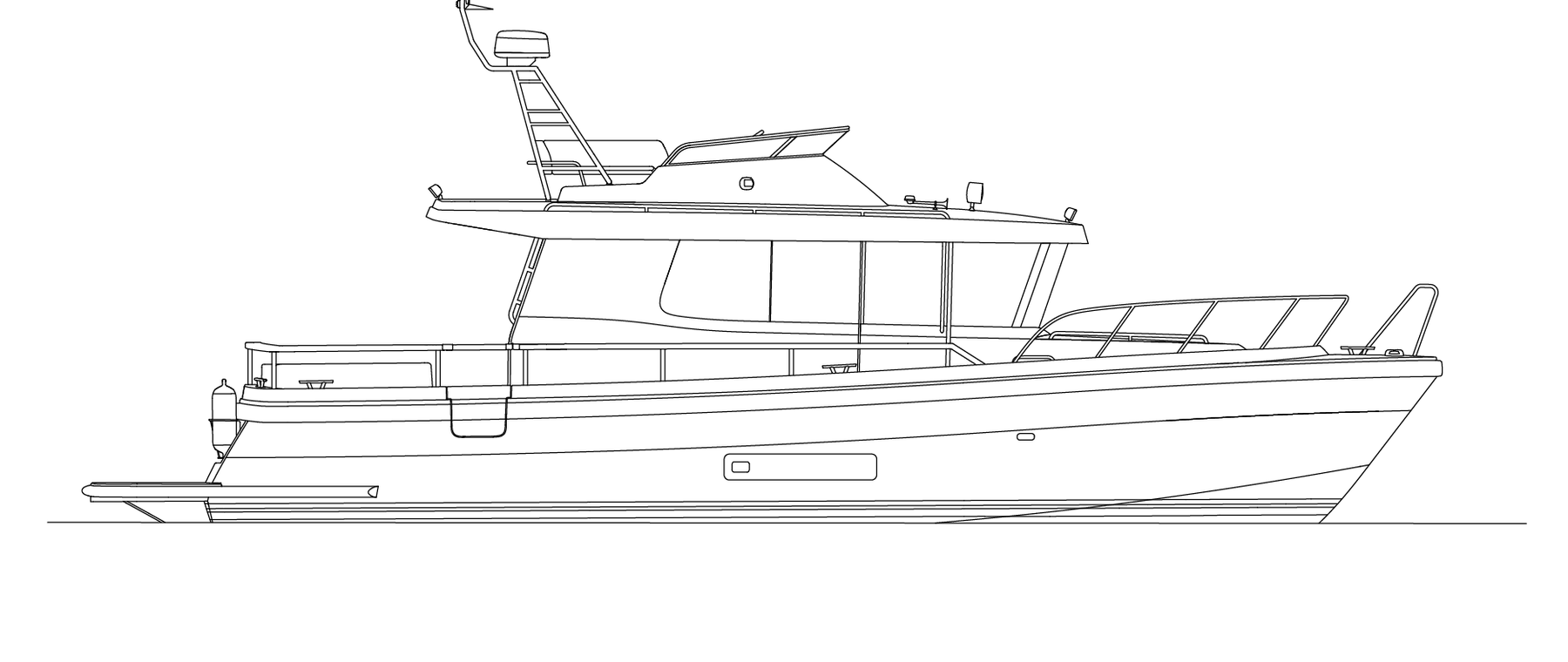 Official Targa 37 profile drawing