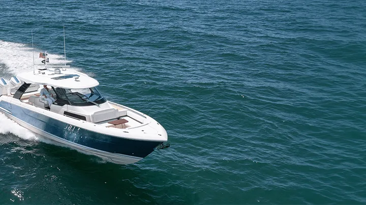 Official Tiara 39 LS model image from Tiara Yachts.