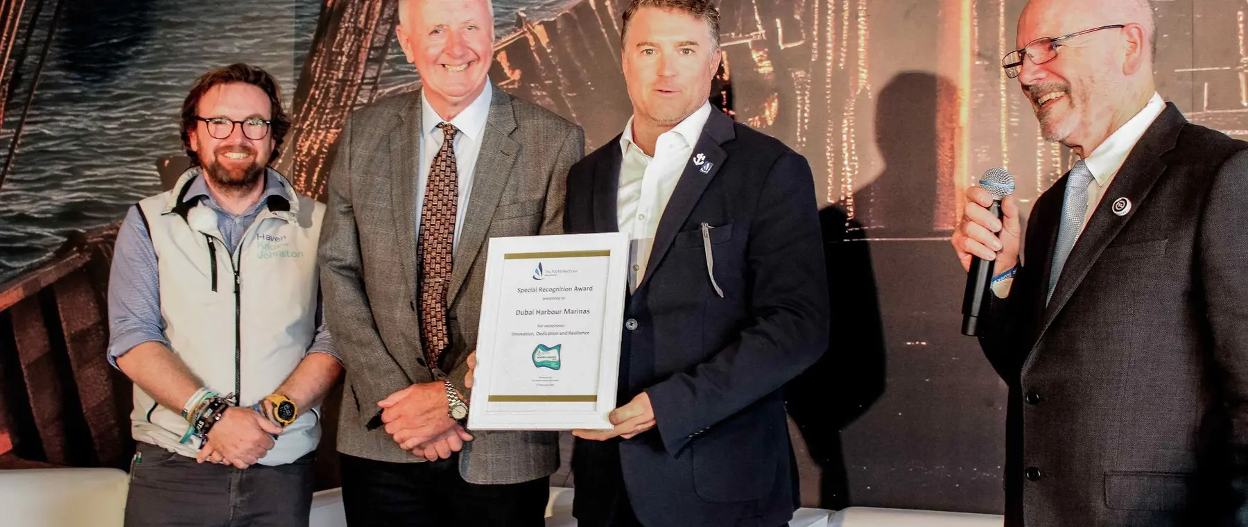 Verified TYHA Marina Awards 2026 ceremony image via British Marine