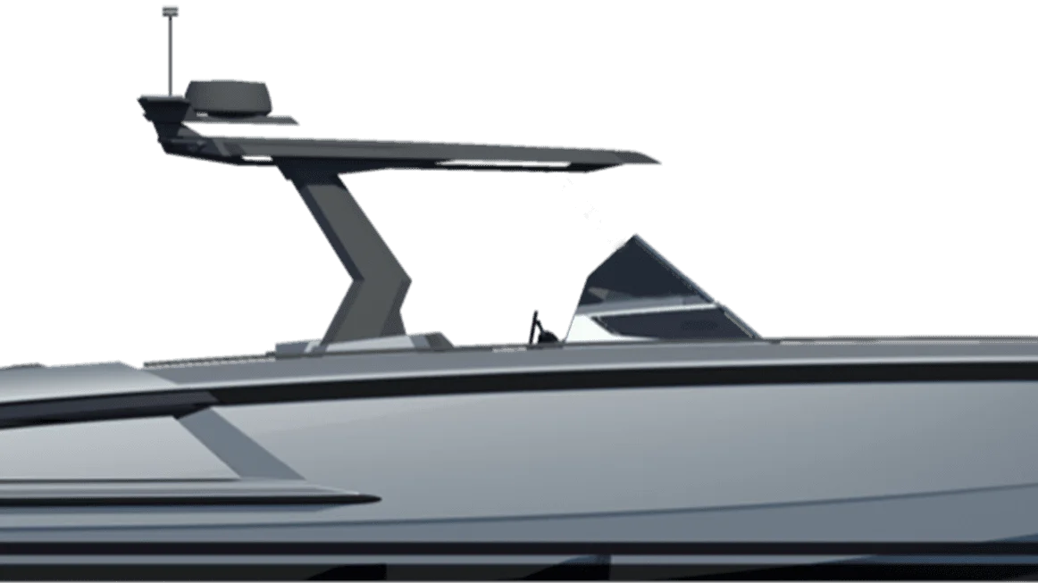 Official Vanquish VQ40 Inboard model image from Vanquish Yachts.