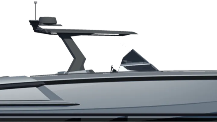Official Vanquish VQ40 Inboard model image from Vanquish Yachts.