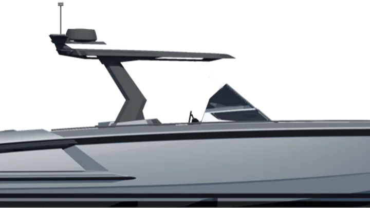 Official Vanquish VQ40 Inboard model image from Vanquish Yachts.
