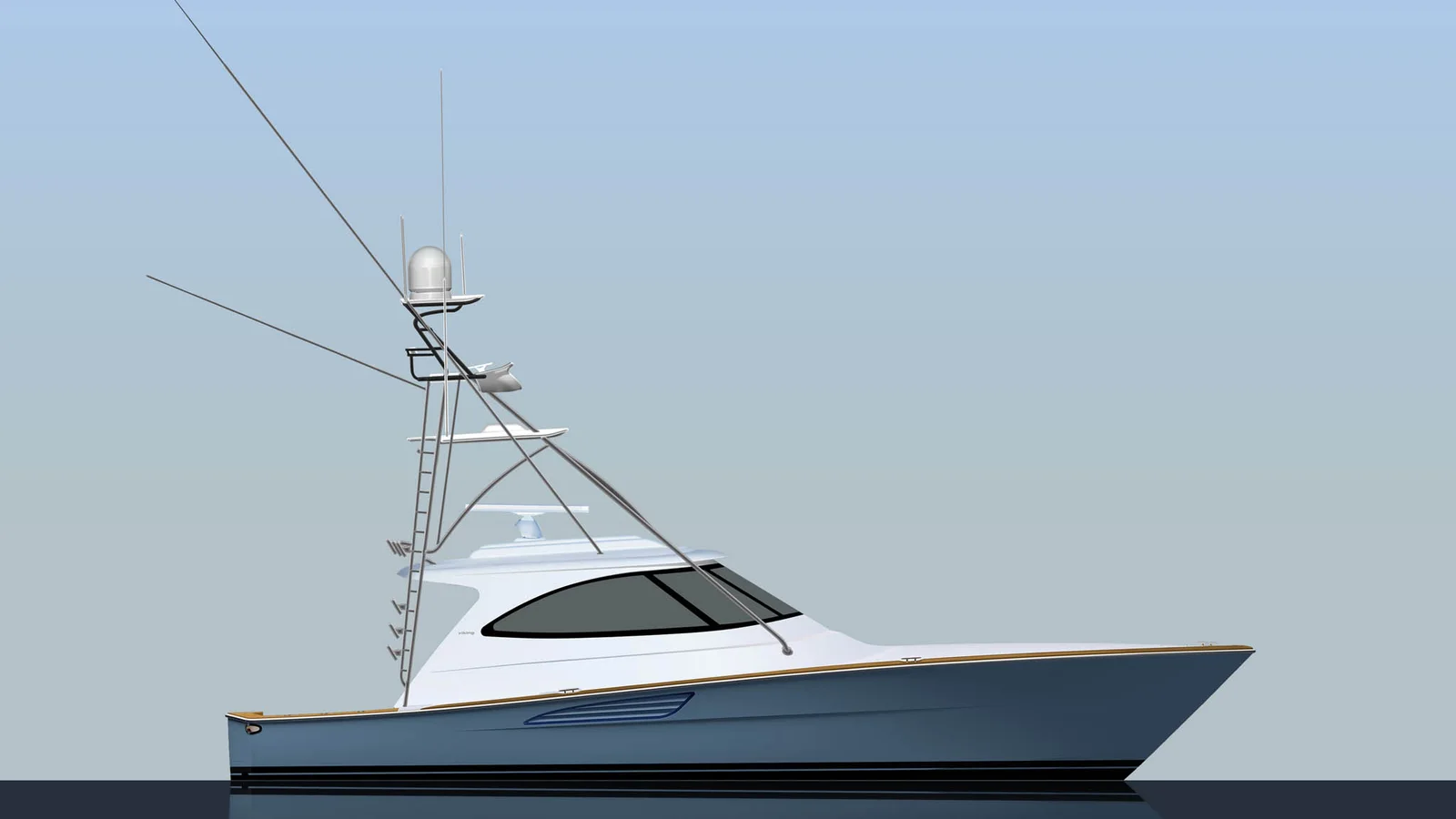 Official Viking 50 ST model image from Viking Yachts.