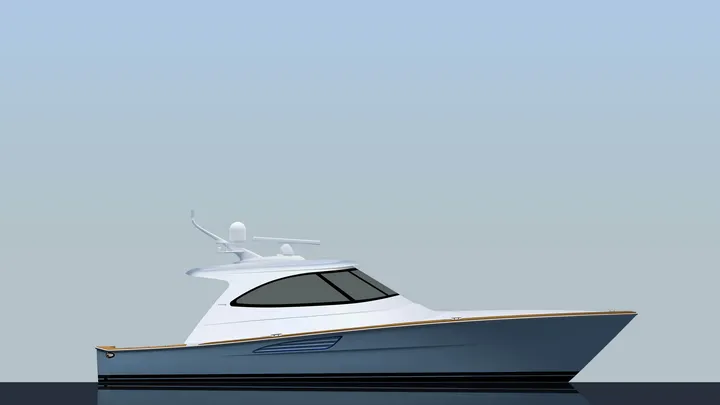 Official Viking 50 SC model image from Viking Yachts.