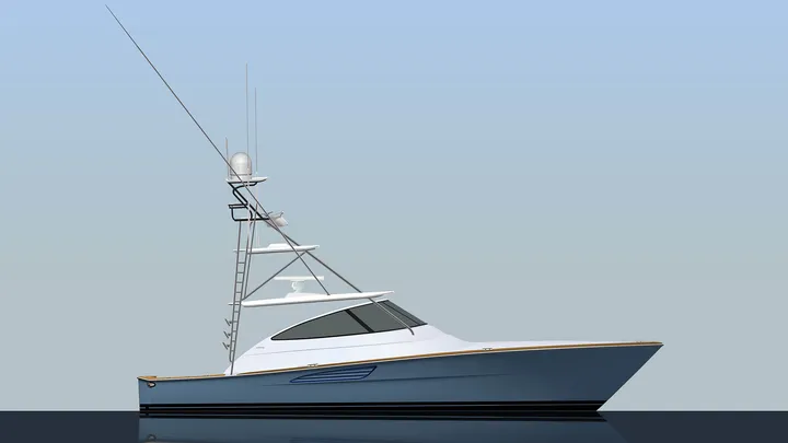 Official Viking 50 O model image from Viking Yachts.