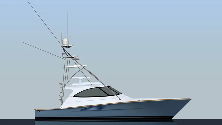 Official Viking 50 ST model image from Viking Yachts.