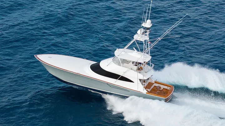 Official Viking 74 C model image from Viking Yachts.