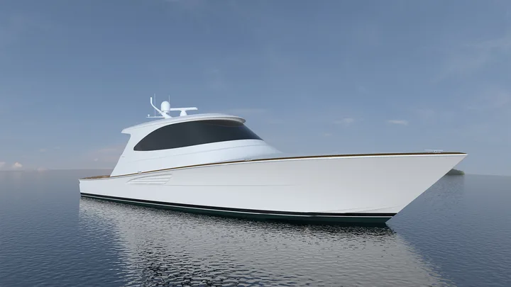 Official Viking 64 SC model image from Viking Yachts.