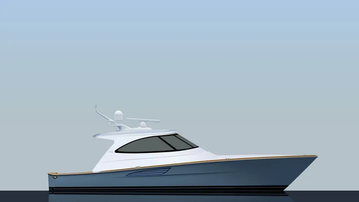Official Viking 50 SC model image from Viking Yachts.