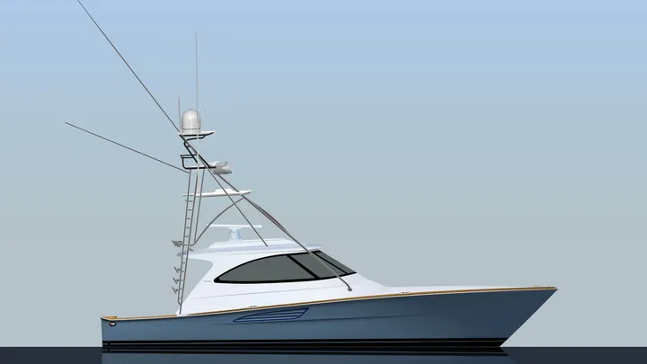 Official Viking 50 ST model image from Viking Yachts.